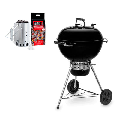 BARBECUE A CARBONE WEBER MASTER TOUCH CON KIT ACCENSIONE Barbecue a Carbone WEBER