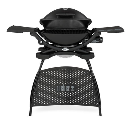 BARBECUE A GAS WEBER Q 2200 CON STAND, BLACK 54012429 Barbecue a Gas WEBER