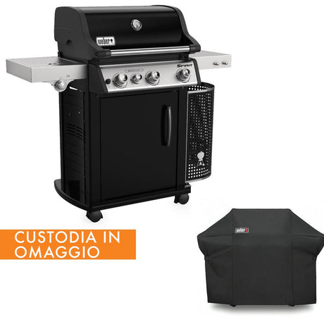 BARBECUE A GAS WEBER SPIRIT EP-335 GBS CON CUSTODIA Barbecue a Gas WEBER