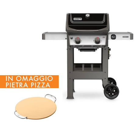 BARBECUE A GAS WEBER SPIRIT II E-210 GBS CON PIETRA PER PIZZA Barbecue a Gas WEBER