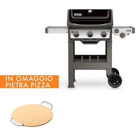 BARBECUE A GAS WEBER SPIRIT II E-320 GBS CON PIETRA PER PIZZA Barbecue a Gas WEBER