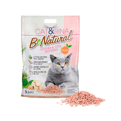 BENATURAL LETTIERA AL TOFU PROFUMO PESCA 5,5 L Lettiere CAT&RINA