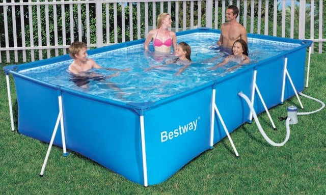 BESTWAY 56082 PISCINA RETTANGOLARE FUORI TERRA 415X215X80 Piscine Bestway BESTWAY