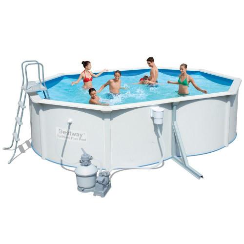 BESTWAY 56286 PISCINA FUORI TERRA HYDRIUM TITAN POOL 488X366X122 CM Piscine Bestway BESTWAY