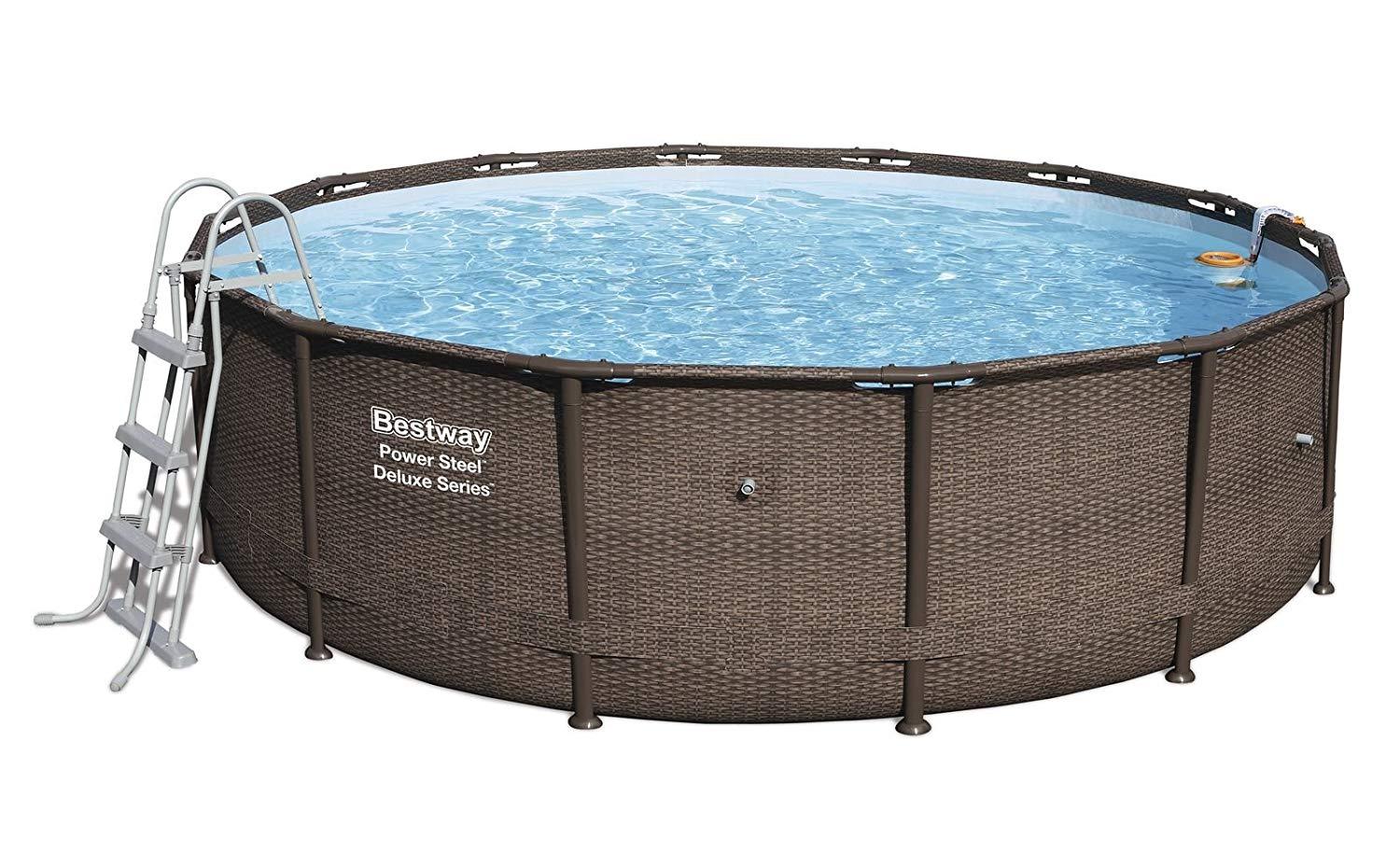 BESTWAY 56664 PISCINA FUORI TERRA STEEL DELUXE 427X107 Piscine Bestway BESTWAY