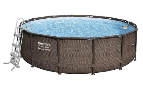 BESTWAY 56664 PISCINA FUORI TERRA STEEL DELUXE 427X107 Piscine Bestway BESTWAY