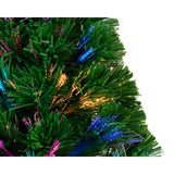 Burtley con vaso - Albero di Natale fibra ottica piccolo