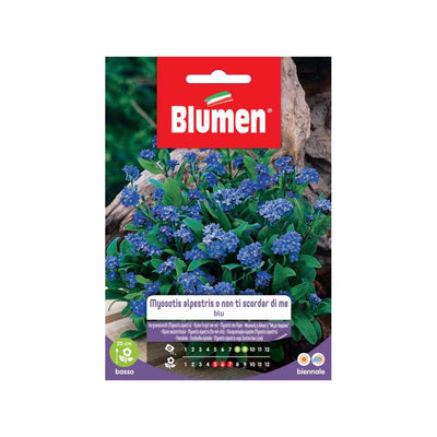 BUSTINA SEMENTI MYOSOTIS ALPESTRIS BLU Sementi Fiori Blumen