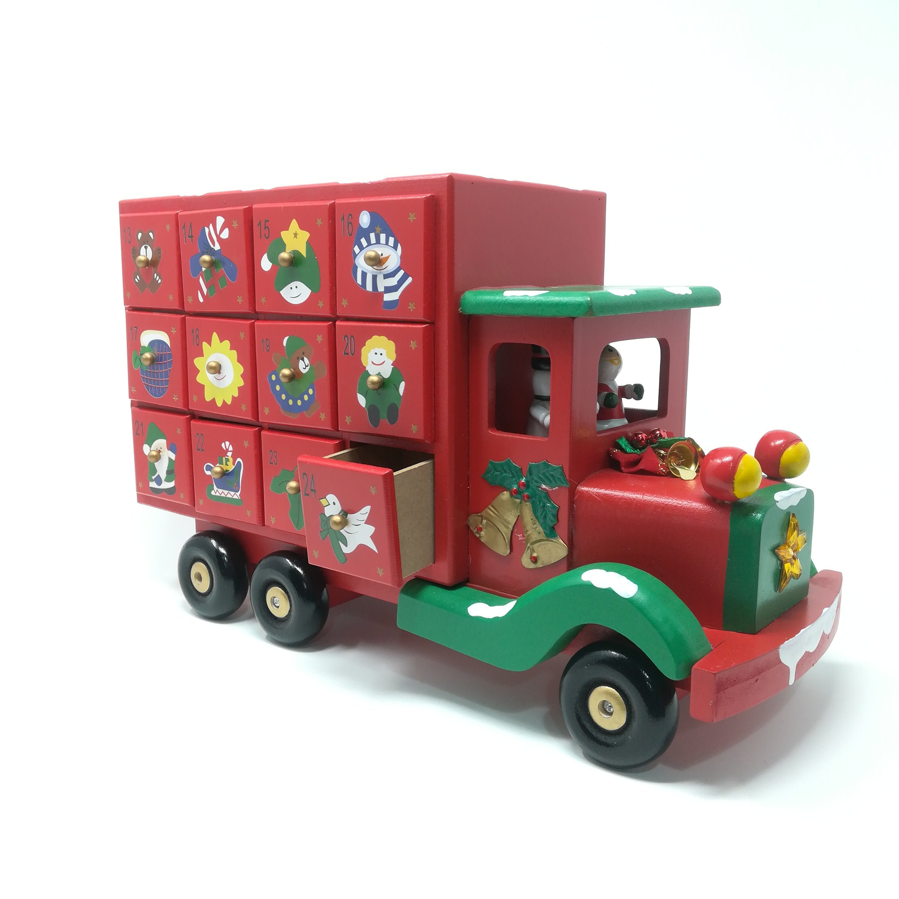 Calendario dell'Avvento Camion Rosso