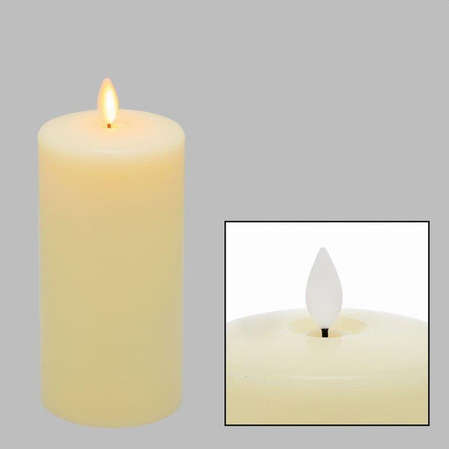 Candela LED a Batteria 7.5x15H Avorio BIA Home & Garden