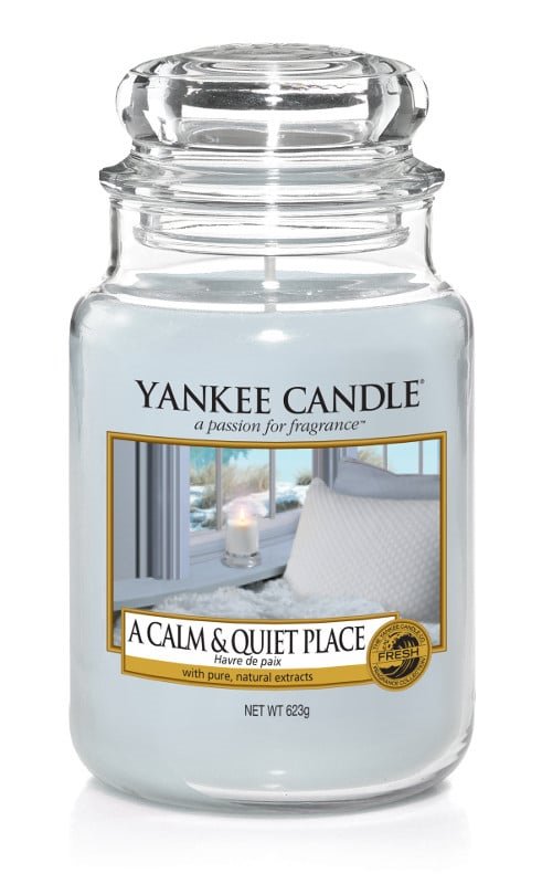 CANDELA YANKEE CANDLE A CALM AND QUIET PLACE LARGE JAR