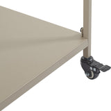 Carrello da giardino in ferro taupe Accessori Sdraio Garden Team