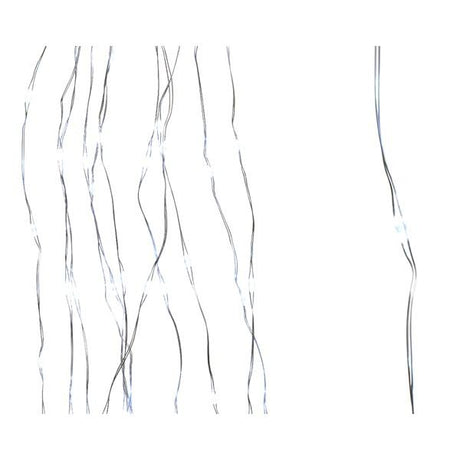 Cascata 832 MicroLED per Alberi di Natale da 2.40 mt Bianco Freddo Luci Albero di Natale Kaeming