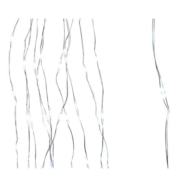 Cascata 832 MicroLED per Alberi di Natale da 2.40 mt Bianco Freddo Luci Albero di Natale Kaeming