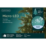 Cascata 832 MicroLED per Alberi di Natale da 2.40 mt Bianco Freddo Luci Albero di Natale Kaeming