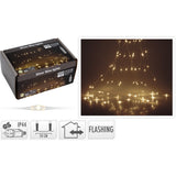 Cascata LED Bianco Caldo Cavo Metal Uso ESTERNO Luci Albero di Natale KOOPMAN