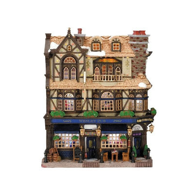 Casetta Lemax Illuminata a Led Wesley Pub 45099