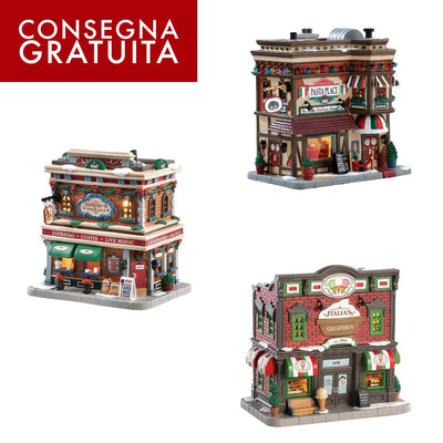 Casette a Led Presepe Lemax Starter Kit Set da 3 Pezzi Kit Lemax LEMAX