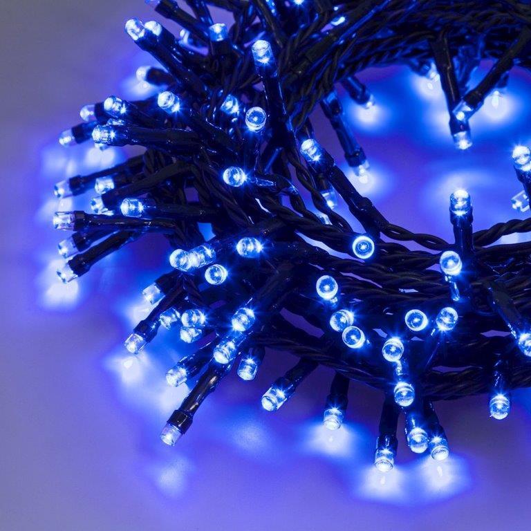 CATENA 120 MINILUCCIOLE LED 3MM LUCE FISSA CON TIMER Luci Albero di Natale BIA Home & Garden