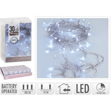 Catena 30 LED a Batteria 3 MT Uso Interno Luci a Batteria KOOPMAN