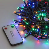Catena 400 MiniLED con Telecomando e 8 giochi di luce Luci Albero di Natale LOTTI
