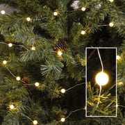 Catena Decorata 100 MiniSfere Gummy 10 mm Luci Albero di Natale LOTTI