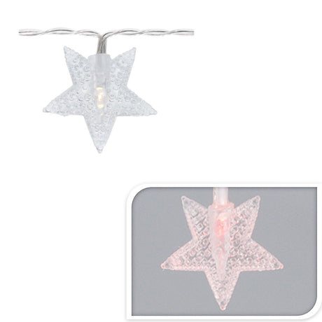 Catena Luminosa 10 Stelline LED Multicolor Batteria Luci a Batteria KOOPMAN