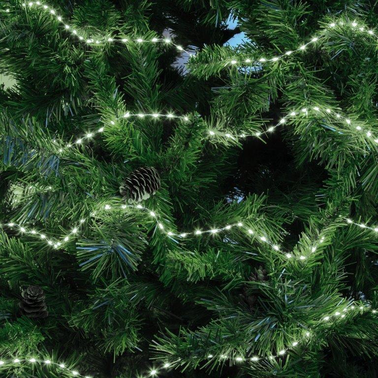 Catena Luminosa 625 MicroLED USO ESTERNO Cavo Rame BIA Home & Garden