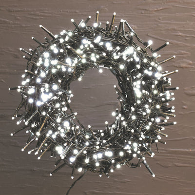 CATENA LUMINOSA 800 MICROLED CON GIOCHI DI LUCE Luci Albero di Natale BIA Home & Garden