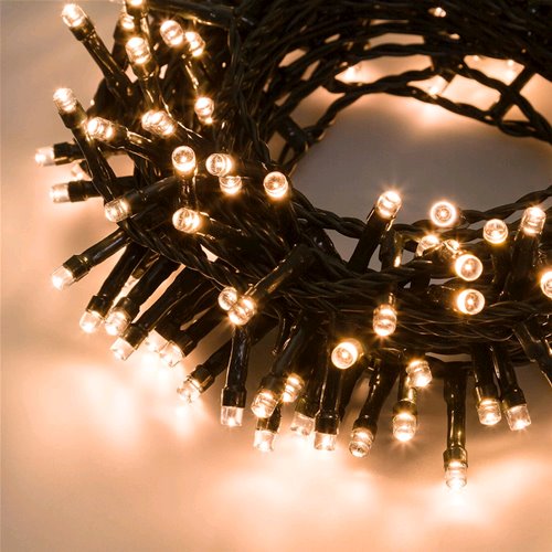 Catena Luminosa a Led 5 mm Luci Natalizie Con 8 Giochi di Luce Luci Albero di Natale Garden Team