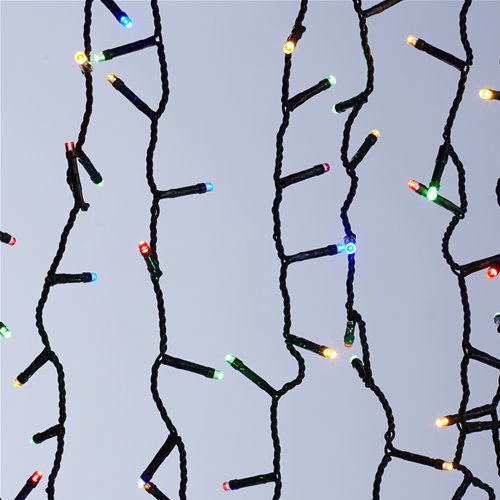 Catena Luminosa a Led 5 mm Luci Natalizie Con 8 Giochi di Luce Luci Albero di Natale Garden Team