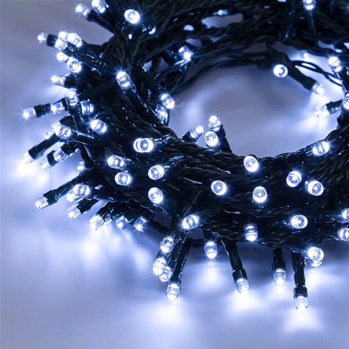 Catena Luminosa a Led 5 mm Luci Natalizie Con 8 Giochi di Luce Luci Albero di Natale Garden Team