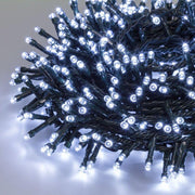 CATENA LUMINOSA CLUSTER LED 5MM CON TIMER E CONTROLLER GIOCHI DI LUCE Luci Albero di Natale BIA Home & Garden