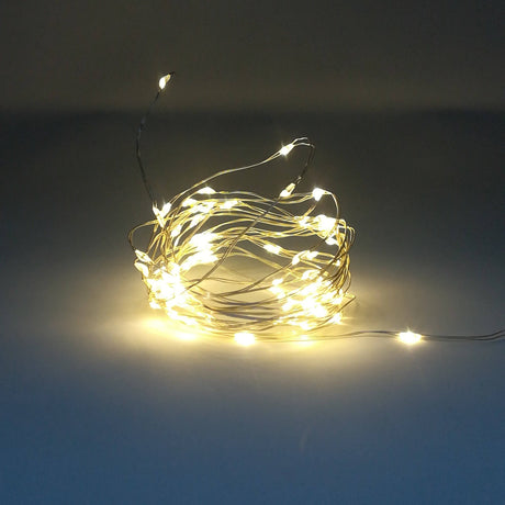 Catena Metal 40 MicroLED Batteria Timer Luci a Batteria KOOPMAN