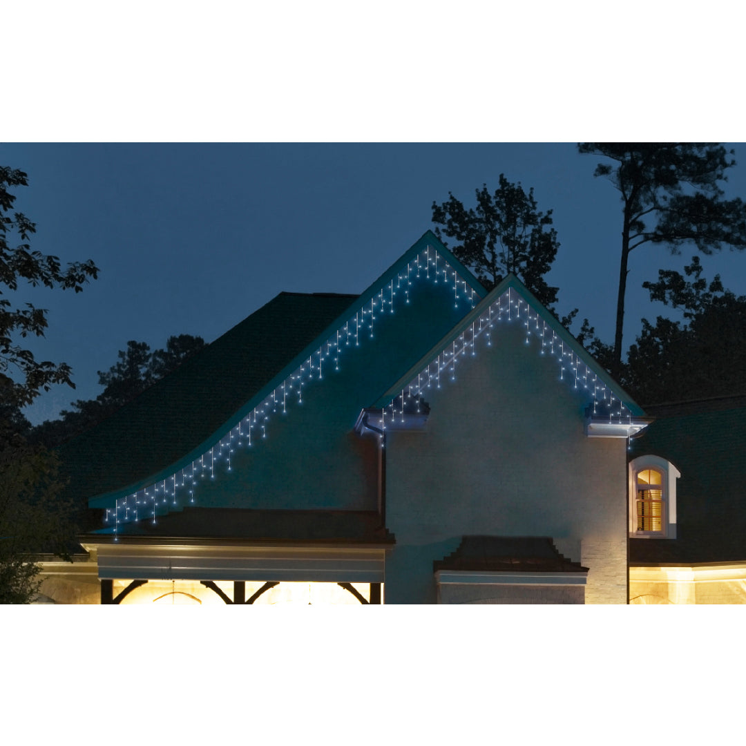 Tenda luci di Natale Luce  Fredda (Cavo Bianco)