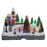 Miniatura Natalizia con Chiesa - Villaggetto di Natale