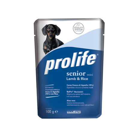 CIBO PER CANI ADULTI SENIOR AGNELLO E RISO 100 GR Cibo per Cani PROLIFE