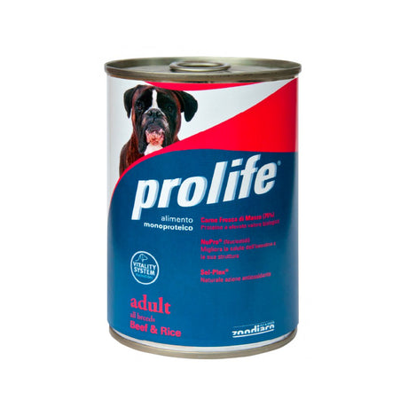 CIBO PER CANI ALL BREEDS MANZO E RISO 400 GR