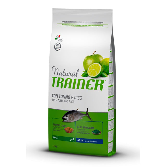 CIBO PER CANI MAXI PESCE & RISO 12 KG Cibo per Cani NATURAL TRAINER