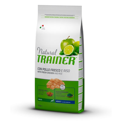 CIBO PER CANI MAXI POLLO & RISO 12 KG Cibo per Cani NATURAL TRAINER
