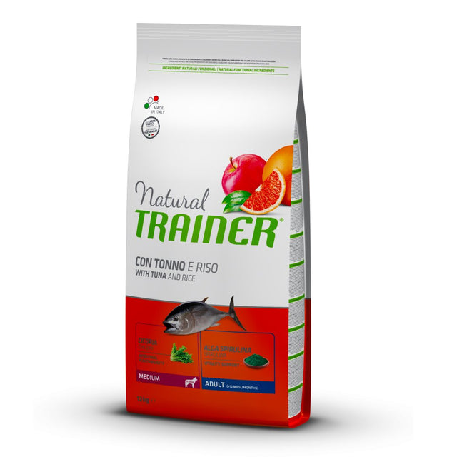 CIBO PER CANI MEDIUM PESCE & RISO 12 KG Cibo per Cani NATURAL TRAINER