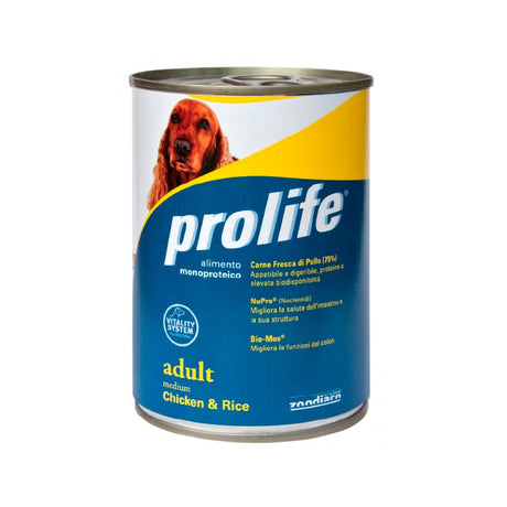 CIBO PER CANI MEDIUM POLLO & RISO 400 GR Cibo per Cani PROLIFE