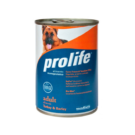 CIBO PER CANI TACCHINO & ORZO 400 GR Cibo per Cani PROLIFE