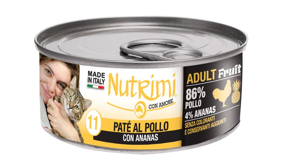 Cibo Per Gatti Adulti Fruit Patè Pollo con Ananas