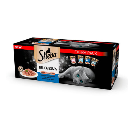 Cibo Per Gatti Adulti Multipack 44 pezzi Cibo per Gatti SHEBA