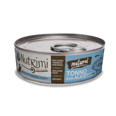 Cibo Per Gatti Adulti Natural Tonno e Alicette Cibo per Gatti Nutrimi