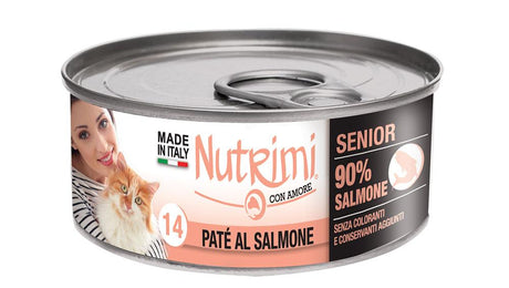 Cibo Per Gatti Adulti Senior Patè Al Salmone Cibo per Gatti Nutrimi