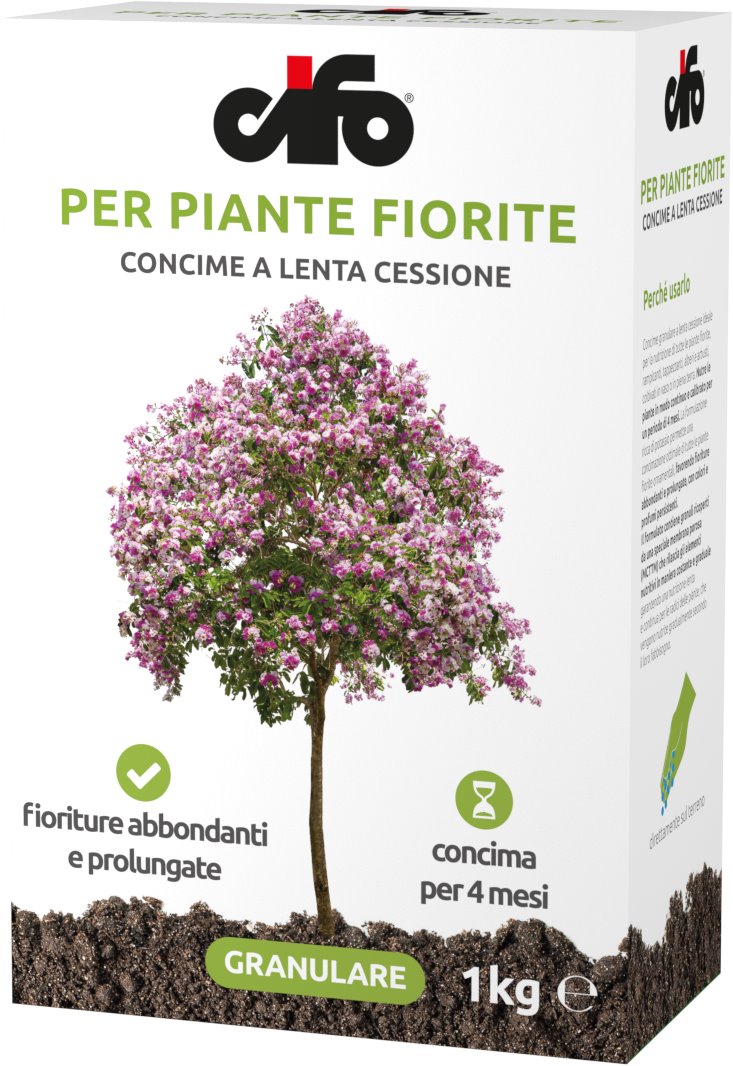 CIFO CONCIME A LENTA CESSIONE PIANTE FIORITE 1 KG Concimi Granulari CIFO