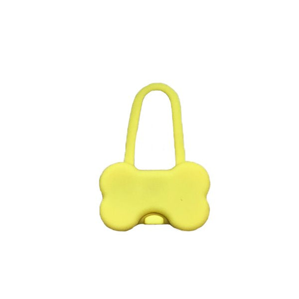 CIONDOLO A LED PER CANE A FORMA DI OSSO COL. GIALLO Giochi Cane Garden Team