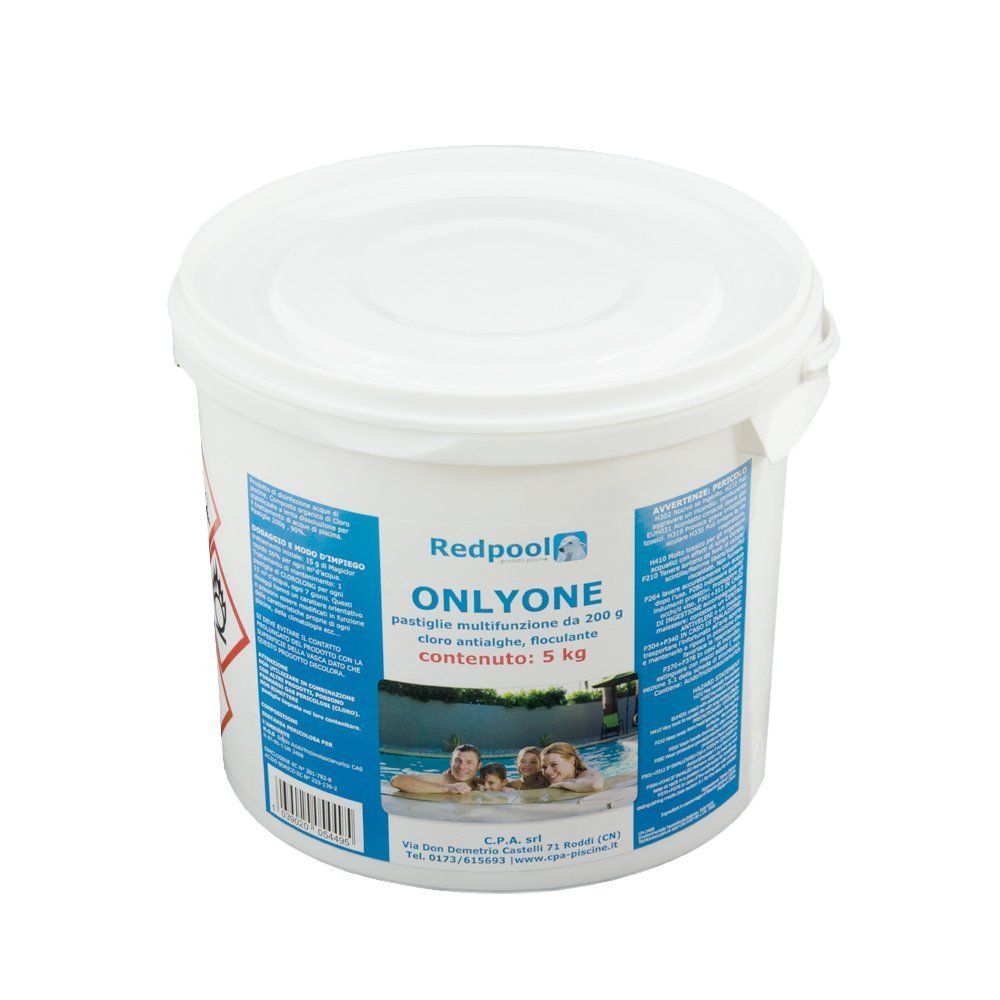 CLORO MULTIAZIONE PASTIGLIE ONLYONE 1 KG Chimici per Piscina C.P.A.